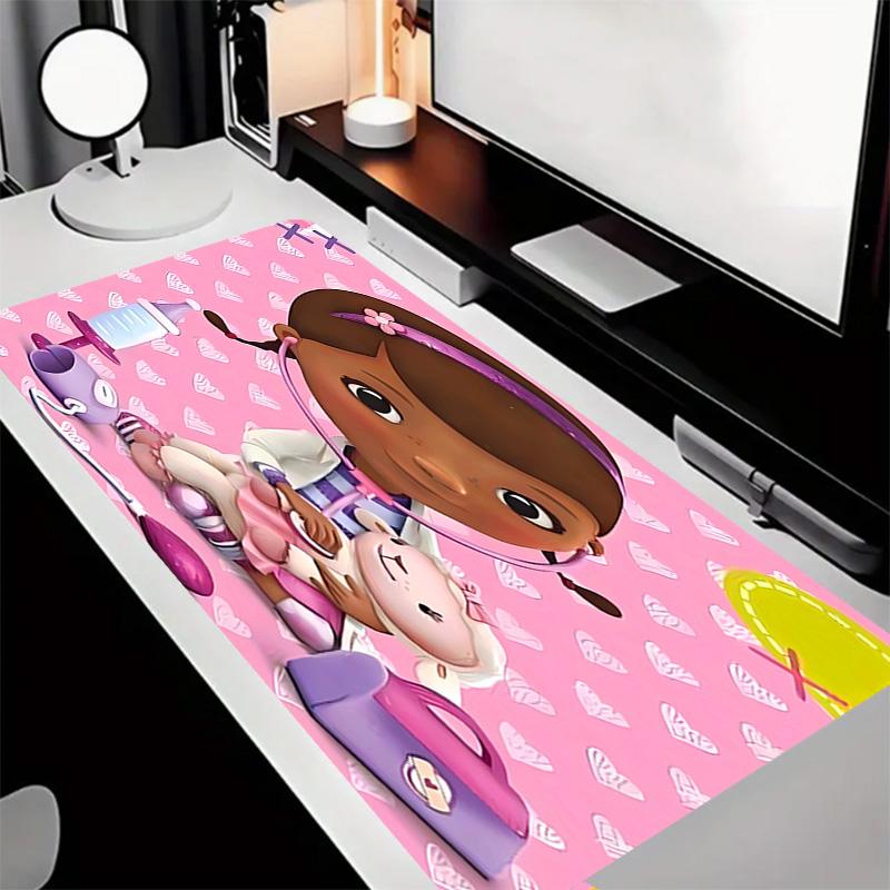 Doc McStuffins Theme Premium Non-slip Mouse Pad with Stitched Edges,Durable Rubber Material,for Desktop & Gaming Great Gifts