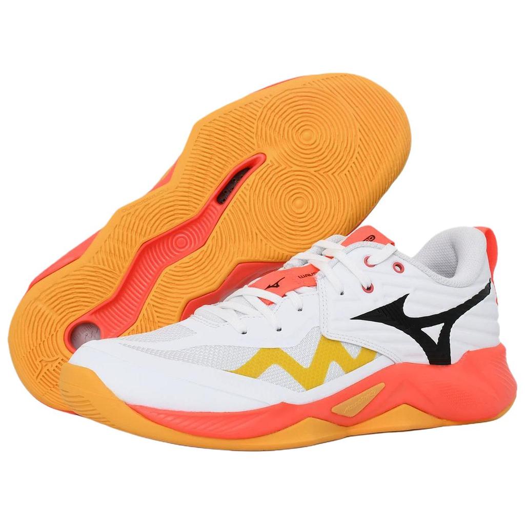 Mizuno Slip Resistant And Breathable Low Top Training Shoes Unisex White Mizuno V1GA2540-01