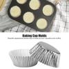 500PCS Aluminum Foil Paper Cake Cup Cupcake Liners Muffin Cases Kitchen Baking Tools