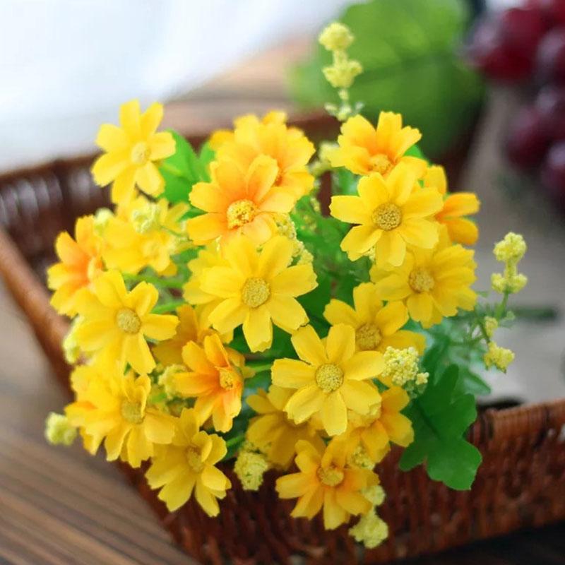 

Домашний декор Орхидея Искусственные цветы Свадебные украшения Сухоцветы Хризантема Обеденный стол Сцена Композиция серый