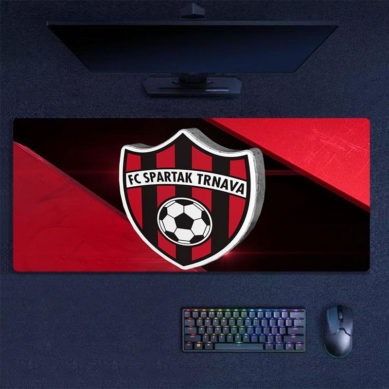 FC Spartak Trnava Mouse Pad, Large Gaming Desk Mat, Non-slip XXL Mousepad for Laptop & Tablet, Mini PC Playmat with Stitched Edges
