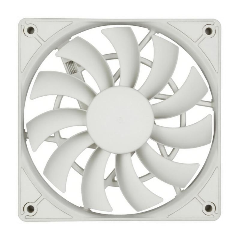 

MF12015 Silents High Speed Fan with Noise Reduction Technology 2500RPM for Quiet Operation in Home Office Environments белый