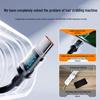 120W Fast Charging Dual Type-C Data Cable with Smart Display for Apple & Huawei Laptops