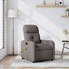 VidaXL Reclining Massage Armchair, Chair with Footrest, Seat with Backrest and Armrests Living Room, Modern, 374213