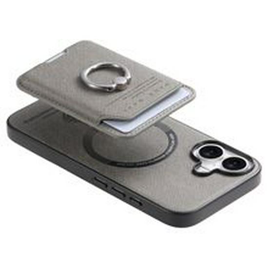 Cross-border iPhone 17 Pro Max Drop-proof Magnetic Case with Card Holder Sleeve