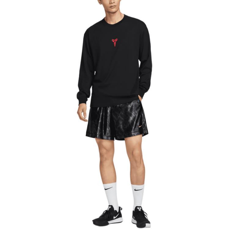 Nike Year Of The Mamba Casual Fashion Versatile Long Sleeve T-Shirt Men Tops Black IB0242-010