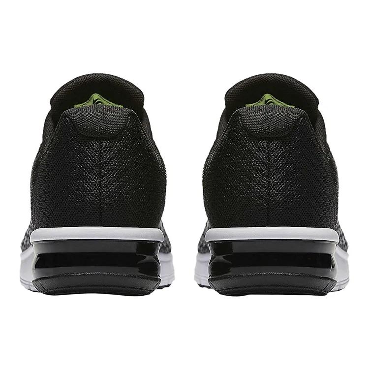 Nike Womens Air Max Sequent 2 'Black White' (women's sizes) Black / White / Dark Grey Running Shoes 852465 002