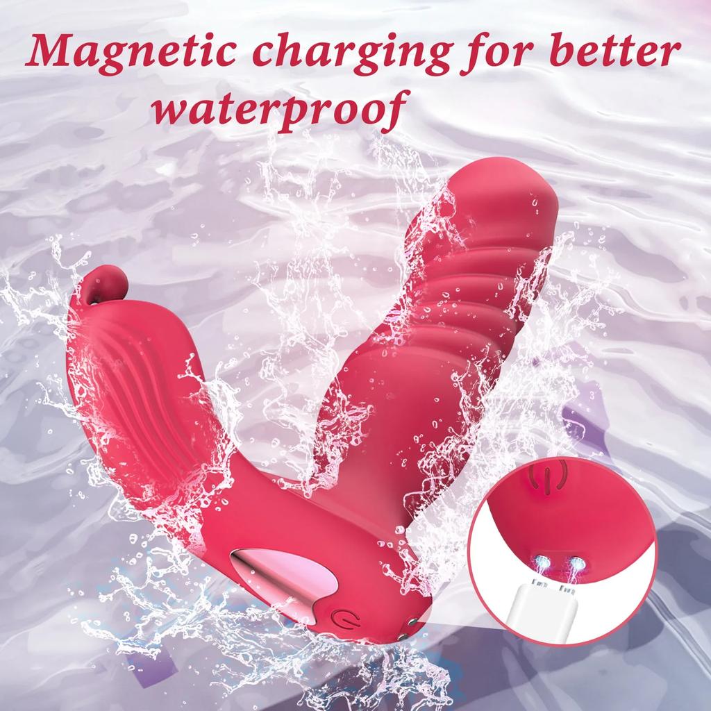 Wireless Remote Control Butt Plug Anal Vibrator Anal Dildo Prostate Vaginal Massage Stick Dildo Vibrator Sex Toys for Couple 18