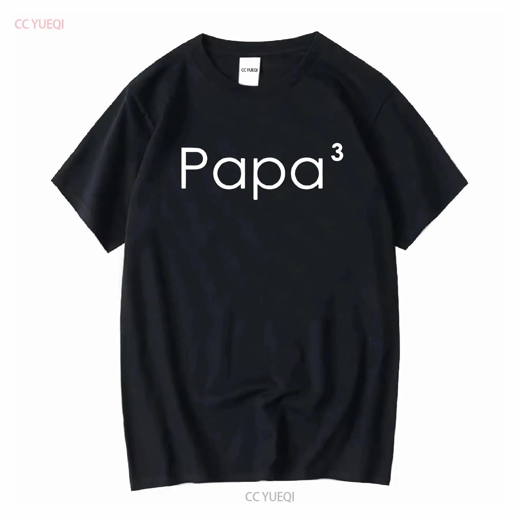 

Papa 3 T Shirt 3rd Child Funny for Dad New Father Baby Shower S Papa3 Dads Long or Short Sleeves Vintage Washed Breathable - ... S разноцветный