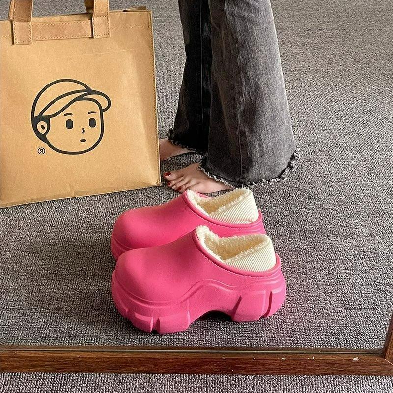 Fashion Women Boots Winter New Fashion Retro Platform Ankle Boots Women Casual Comfortable Flats Shoes for Women Thickened Boots