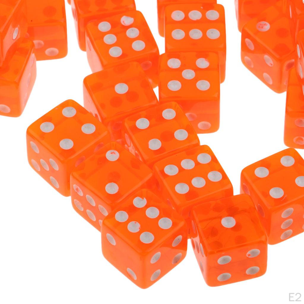100 buc. Set D6 cu 6 fețe