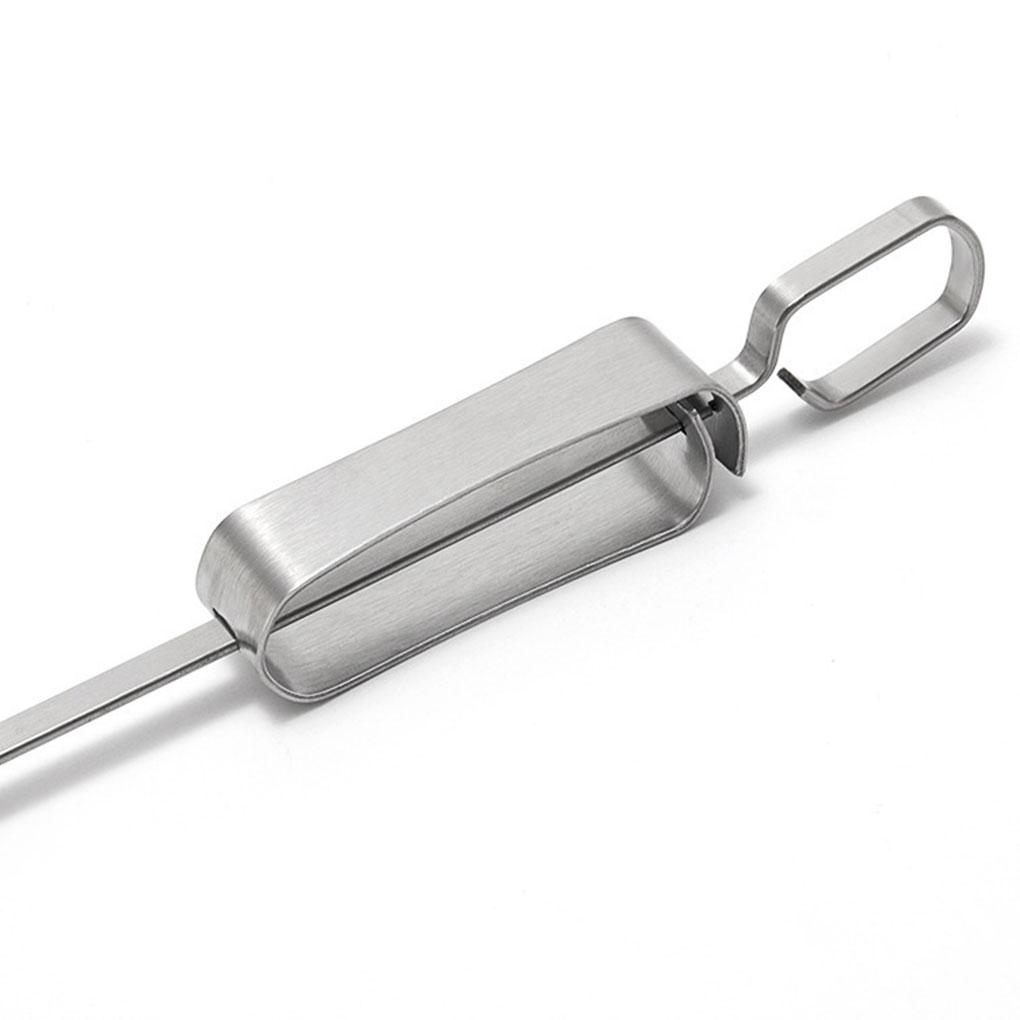 Přenosné grilovací špízy z nerezové oceli - vhodné pro grilování a kempování, odolné vůči vysokým teplotám