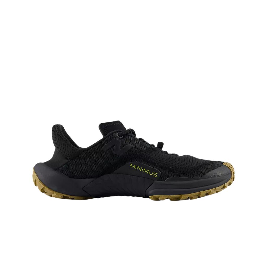 (w) New Balance Minimus Trail Black Phantom - D Wide