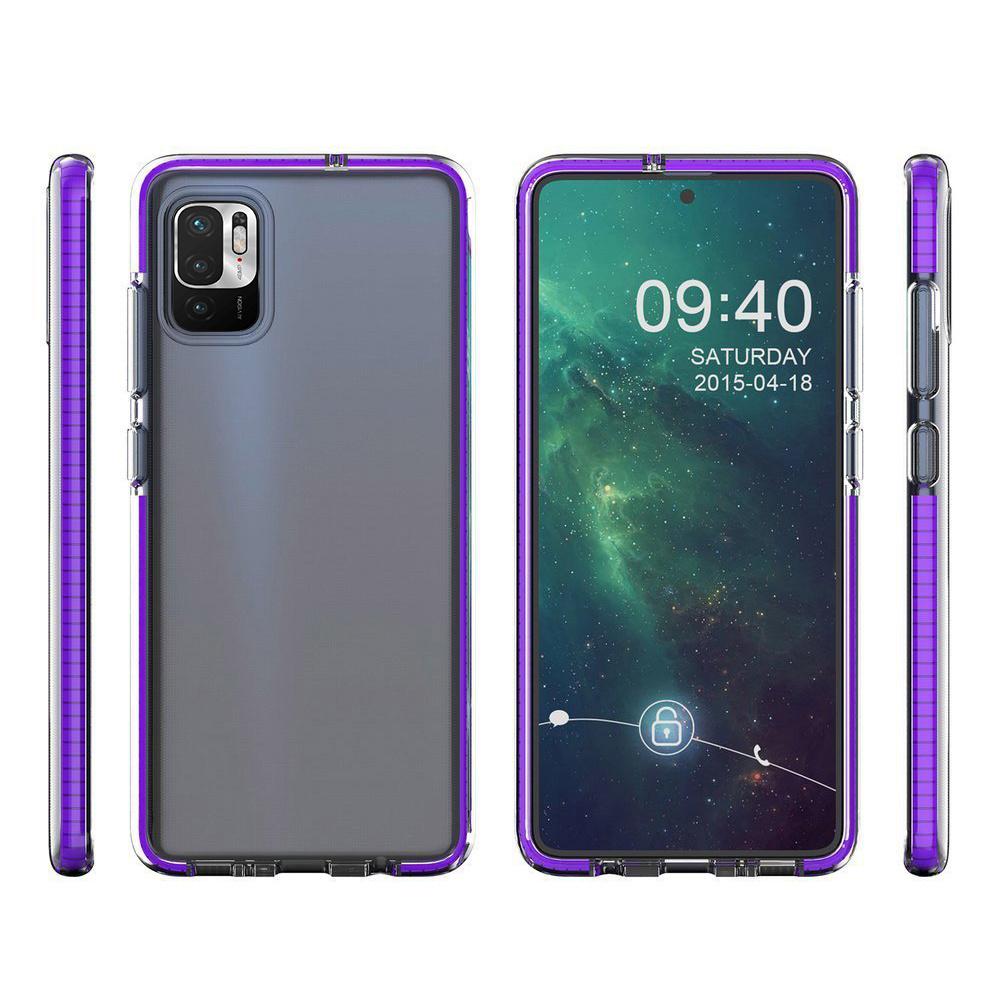 Gel Case with Colored Frame for Xiaomi Redmi Note 10 5G / Poco M3 Pro - Black