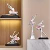 Ornamenti Danzatori di Balletto Europei Sculture in Resina Artigianato Decorazione Figura per Soggiorno Tavolo da Pranzo Libreria Regalo di Compleanno
