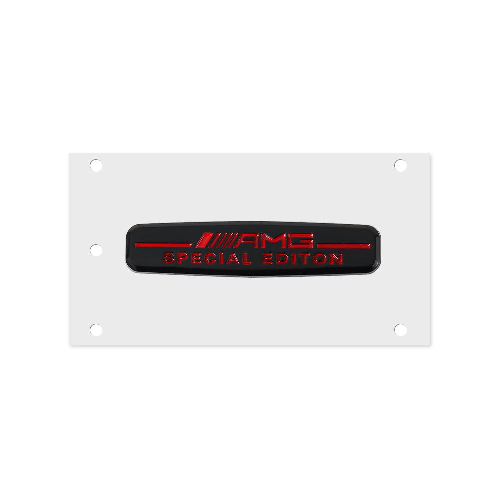 Car Trunk Aluminium Badge Emblem Fender Rear Body Sticker For Mercedes Benz A B C E Class AMG W124 W169 W176 W212 W204 W205 W210