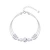 2026 Sansheng III Bracelet Women's Simple Fashion Versatile Student Tide Carved Round Bead Hand Jewelry