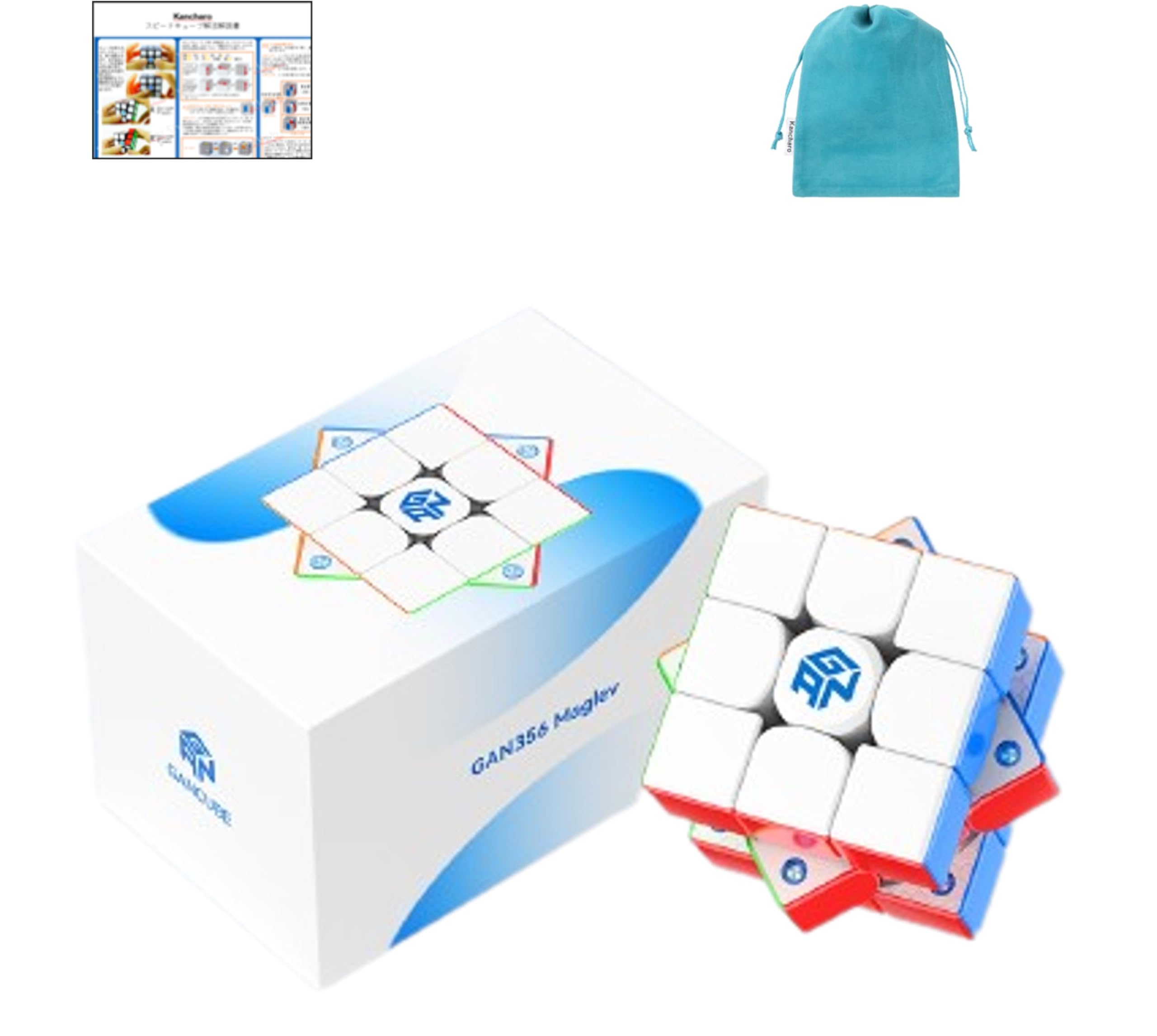 

Kancharo GAN356 Maglev Cube Strategy Pouch Cube Maglev с магнитом для соревнований 3x3 [японский и в комплекте/оригинальный продукт] (ультрафиолетовый)