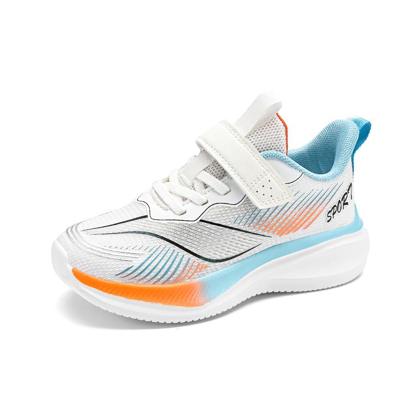 new men's middle and large children's shoes Velcro elementary school running shoes springback children's casual shoes