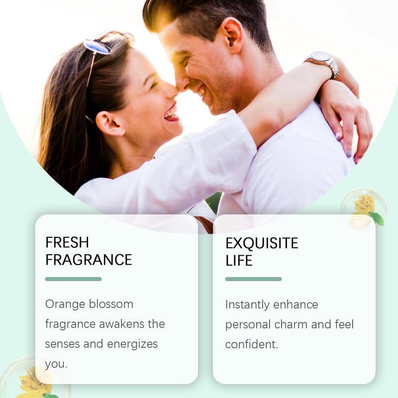 Fresh Unisex Perfume With Bergamot And Citrus Notes Long-Lasting Light Fragrance Leaving A Charming Fine Mist Scent