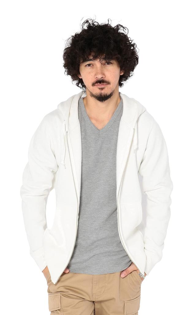 Sweatshirt Parka DAILY FULLZIP PARKA 6153510 M Size 002 [AVIREX] Men's OFF/WHT