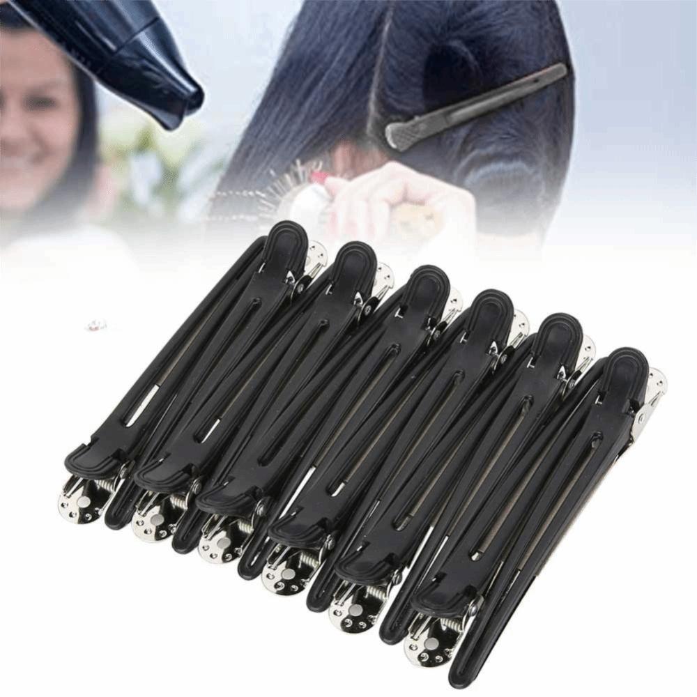 24pcs Black Positioning Hairpin Creaseless Hair Salon Accessories Duckbill Clip Hair Salon