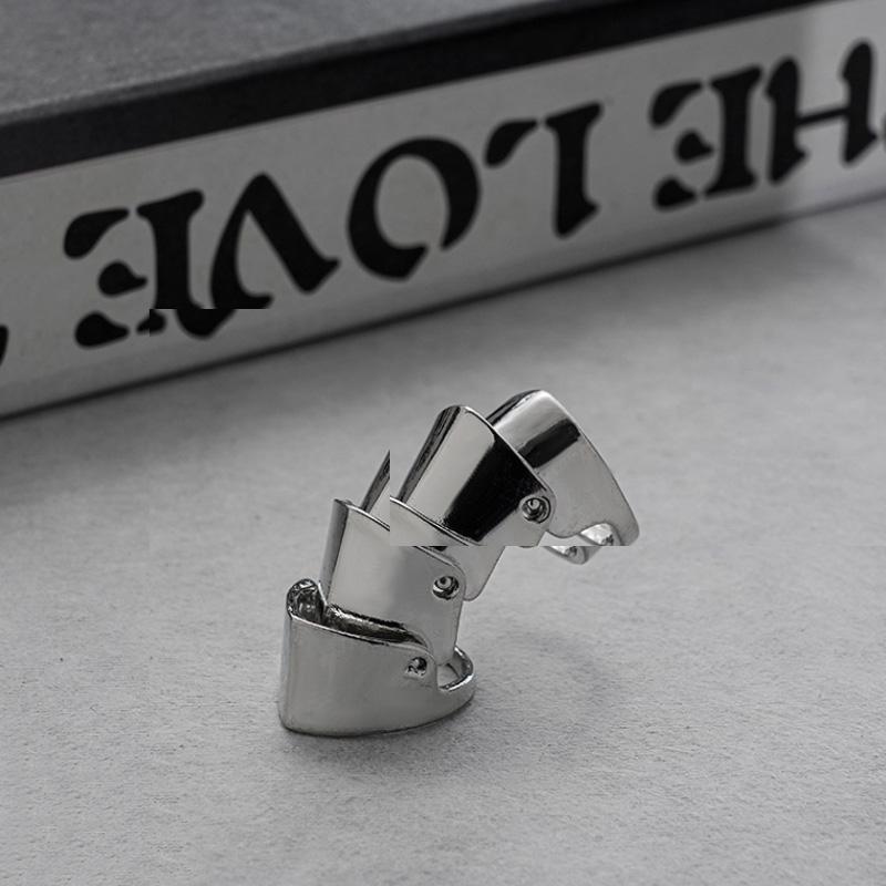 1Pcs 3Colors Anime Oosaki Nana Same Rings Punk Gothic Rock Scroll Joint Armor Knuckle Finger Rings Metal Cosplay Jewelry Gifts
