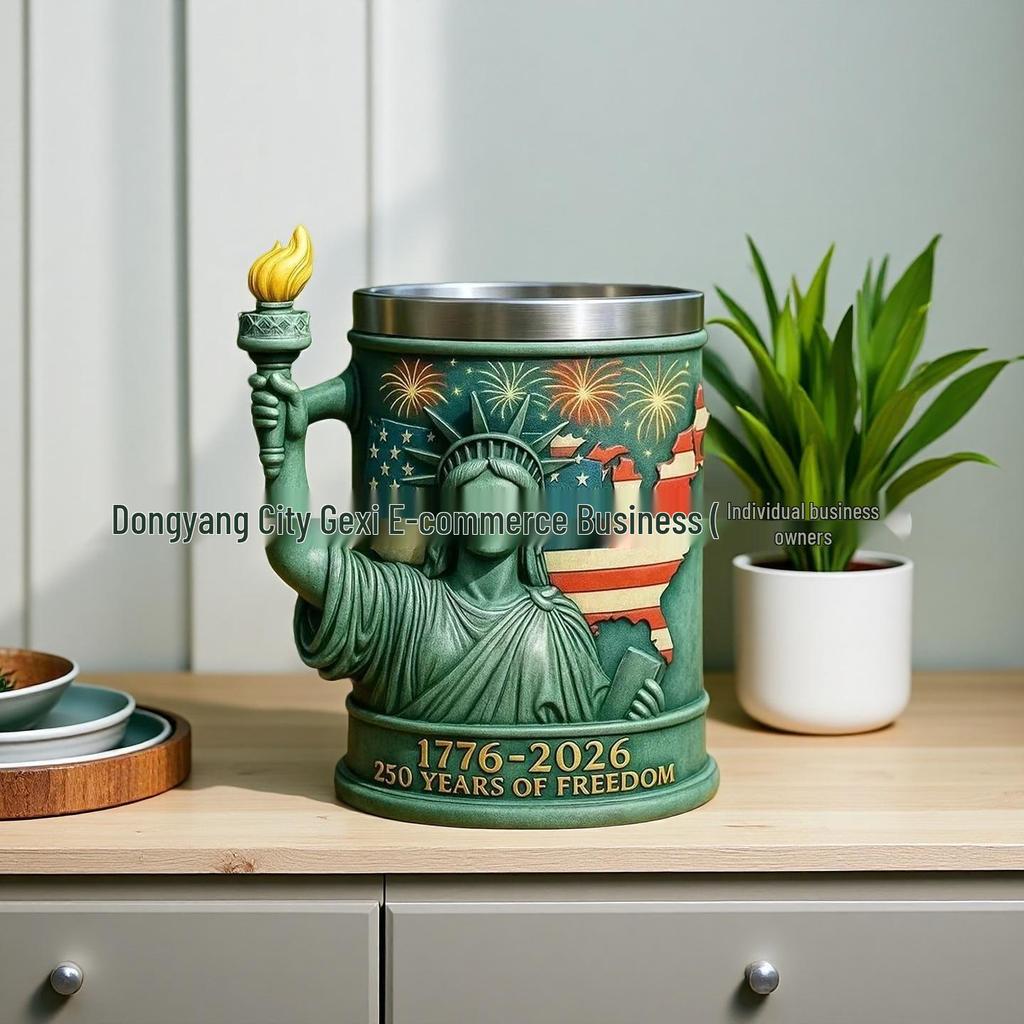 American Liberty Torch Mug