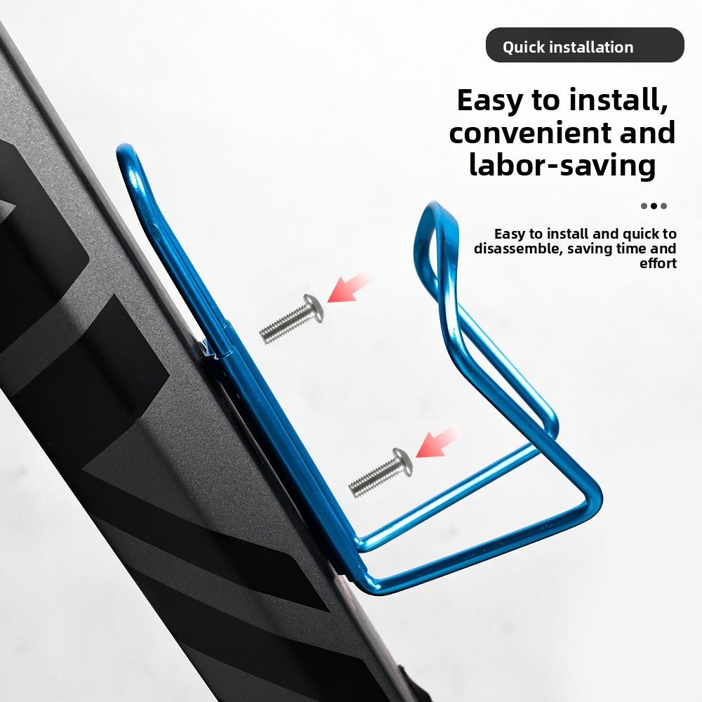 Color Mountain Bike Aluminum Alloy Kettle Holder, Bicycle Water Cup Holder, Five Color Bicycle Equipment Accessories