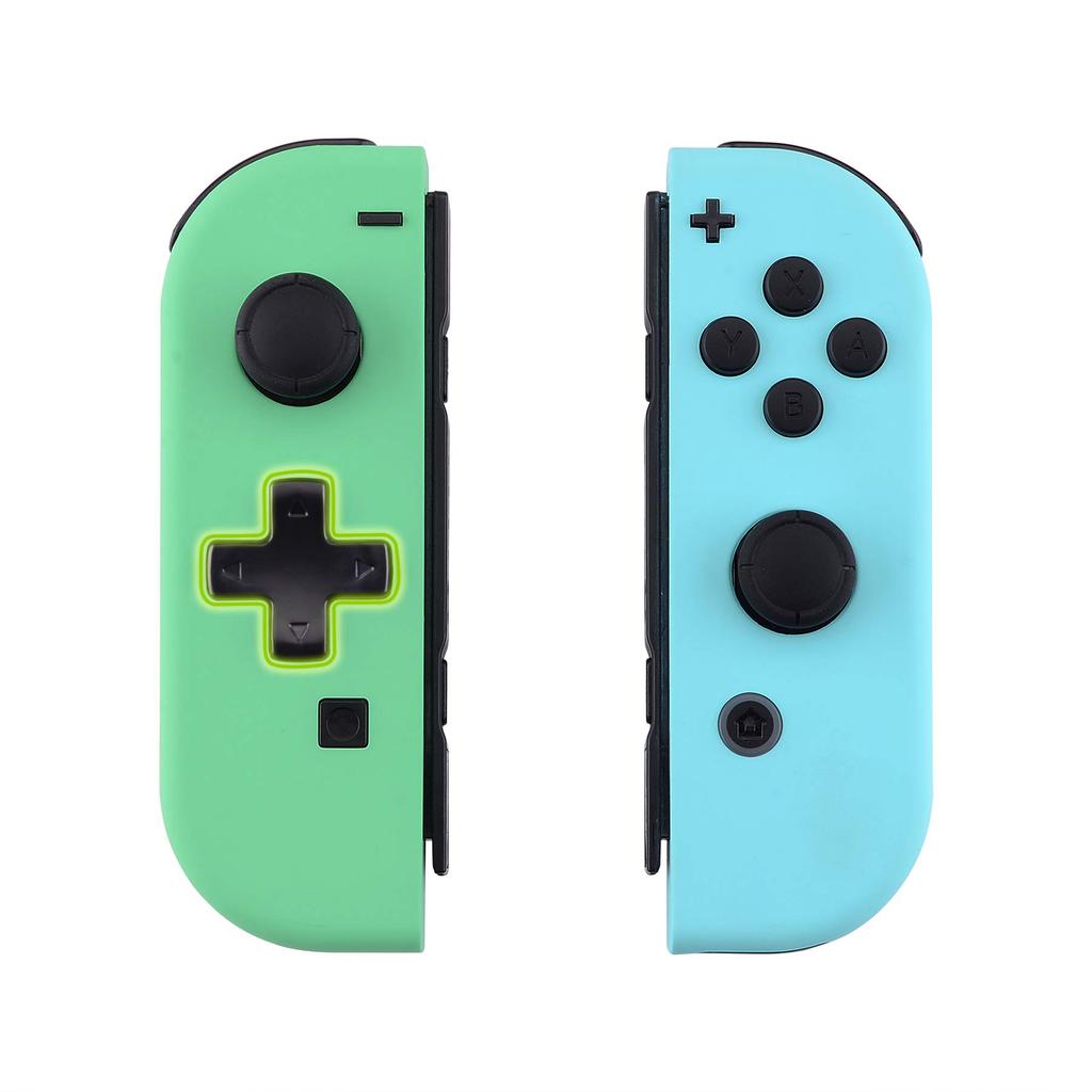 eXtremeRate Handheld Controller Housing Compatible with Switch and Switch Also Comes with a Full Set of Buttons and Console Case Not Green Heaven