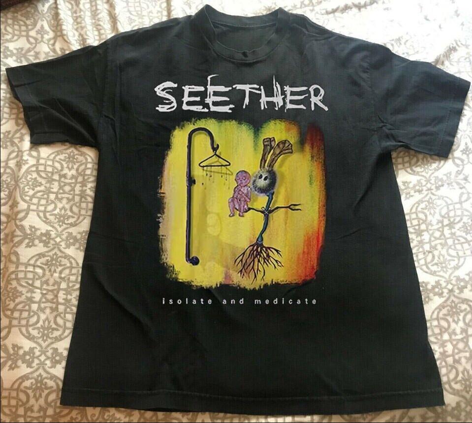 Seether band Isolate and Medicate Album Cover T-shirt size S-5XL S