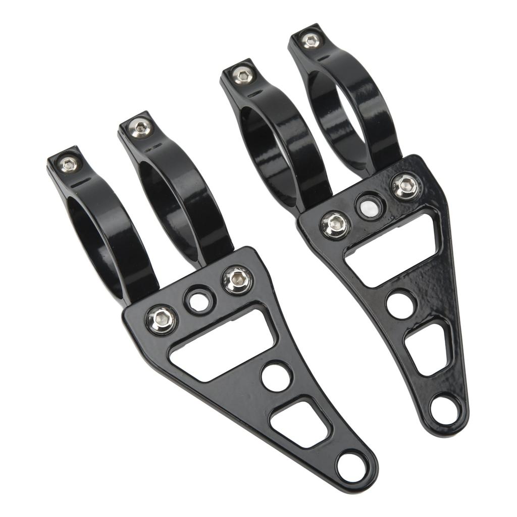 2 Pcs Fork Headlight Mount Bracket 41mm Motorcycle Head Lamp Holder Clamps Replacement for Suzuki