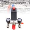 Air Compressor Pressure Switch 175PSI Vertical Switch Manifold Regulator with Valve Control Regulato