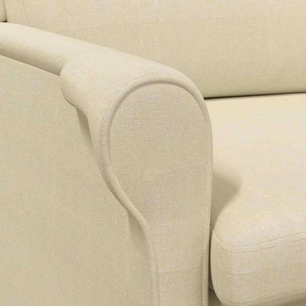 Cream Fabric Armchair