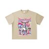 260 GSM Double Yarn 32 Count 100% Cotton Demon Slayer V31 Akaza Print Unisex Heavy Cotton T Shirt