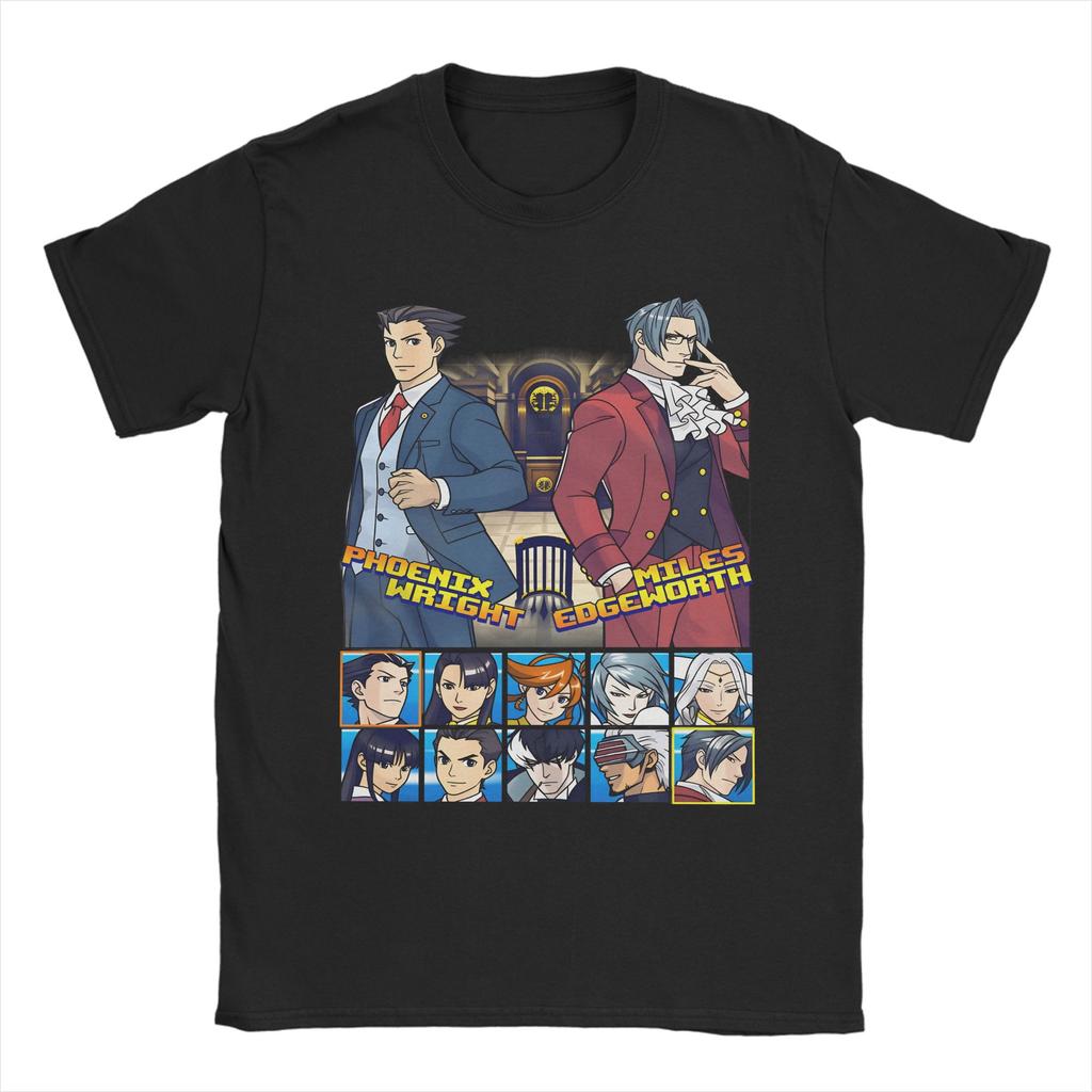 Ace Attorney Phoenix Tee Shirt for Men Women New Arrival T Shirts  Cotton Clothes