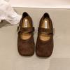 Retro Shallow Single Shoes Women's Summer and Autumn 2025 New Versatile Soft-soled Flats