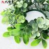 American Spring Simulation Wreath Candle Wreath Eucalyptus Boxwood Wreath Eucalyptus Leaf Dining Table Candlestick Wreath