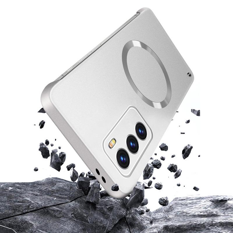 Custodia Magnetica Opaca Senza Bordo per Telefono Per Oppo Find X7 Ultra Per Magsafe Magsafing Cover Per OPPO Reno 12 Pro Protezione Rigida PC Cover Posteriore