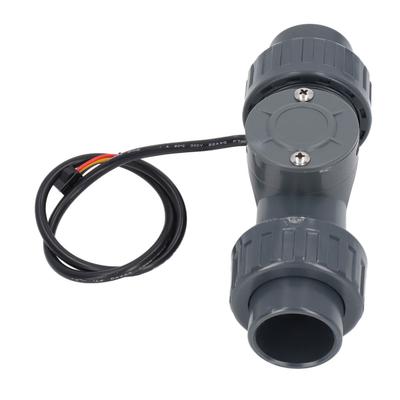 Flowmeter Water Flow Sensor Fluid Meter Counter Switch Acid Alkali Resistant DN25 50cm Cable