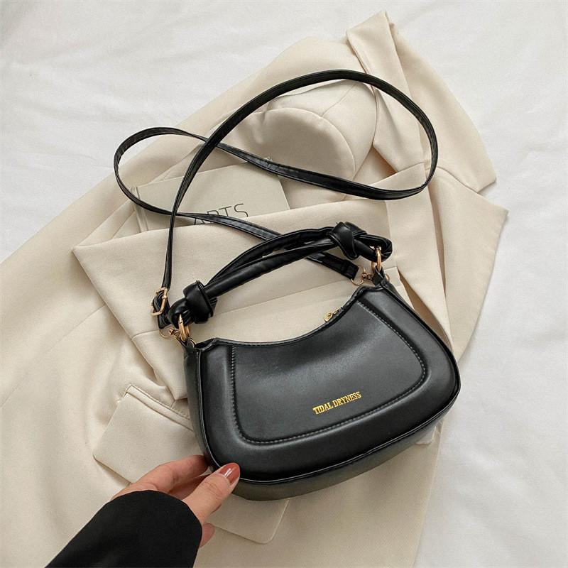Chic Retro Handbag For Women Stylish Square Design Casual Crossbody Pu Material StyleA