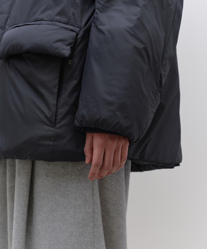 Musinsa Standard Non-Quilted Hooded Padded Jacket [Iron Grey]