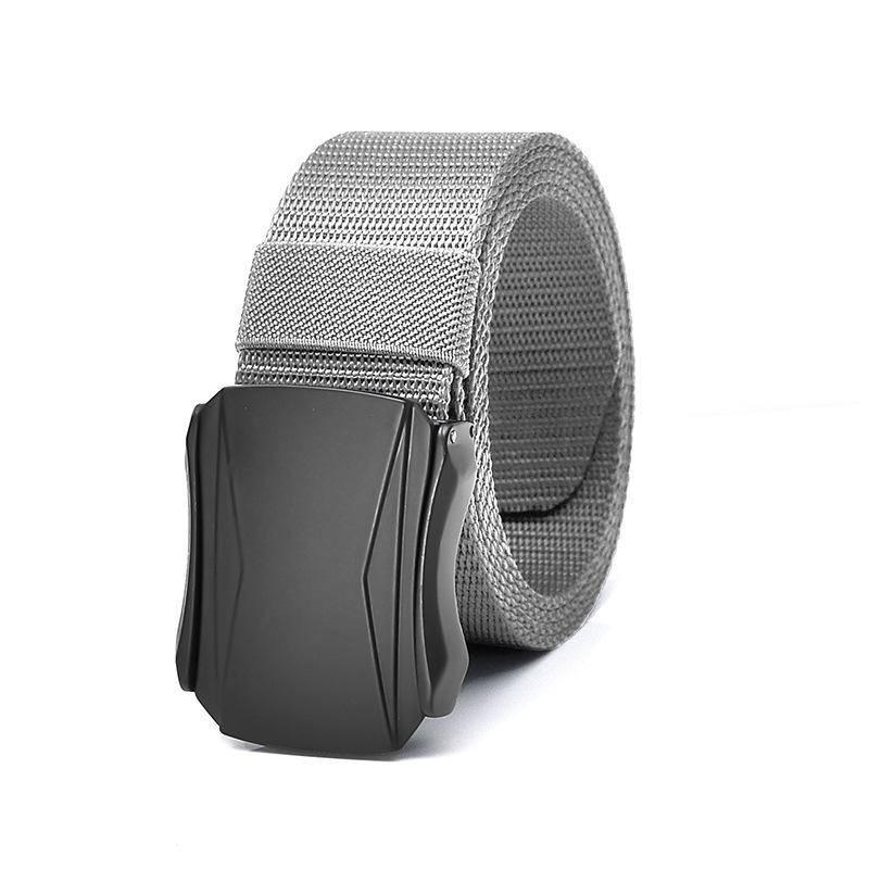 New Alloy Outdoor Tactical Nylon Belt Workwear Men's Trouser Belt Training Sports Elastic Belt Tide