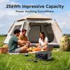 ALLPOWERS VOLIX P300 Portable Power Station, LiFePO4 Battery 256Wh