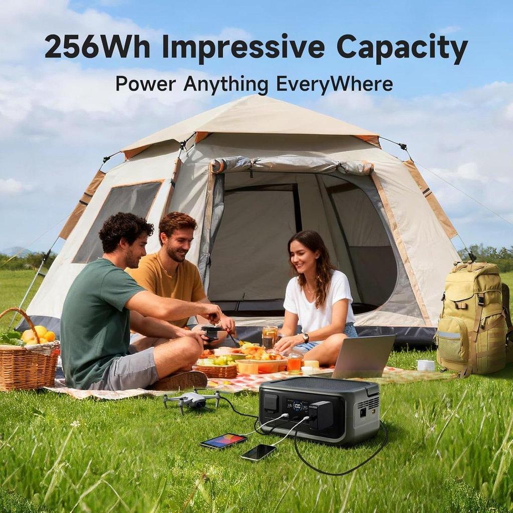 ALLPOWERS VOLIX P300 Portable Power Station, LiFePO4 Battery 256Wh
