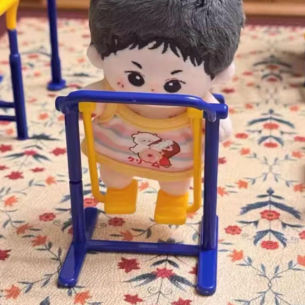 3PCS/Set Yellow&Blue Outdoor Sports Model Scene Model Sand Table Model Mini Dollhouse Scenes  Gift