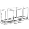 Clear Brush Holder Plastic Makeup Storage Tray Jewelry Case Cosmetic Storage Box  Drawer Organizer