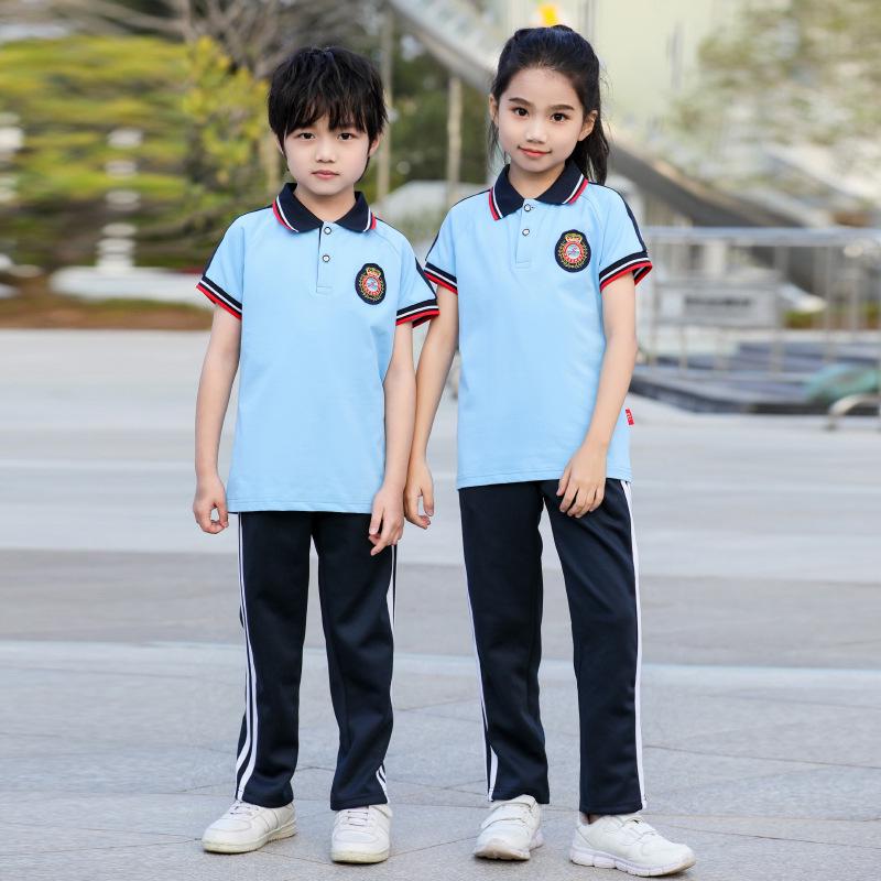2023 Summer School Uniform Sports Set - Unisex Casual Short Sleeve Breathable Running Outfit