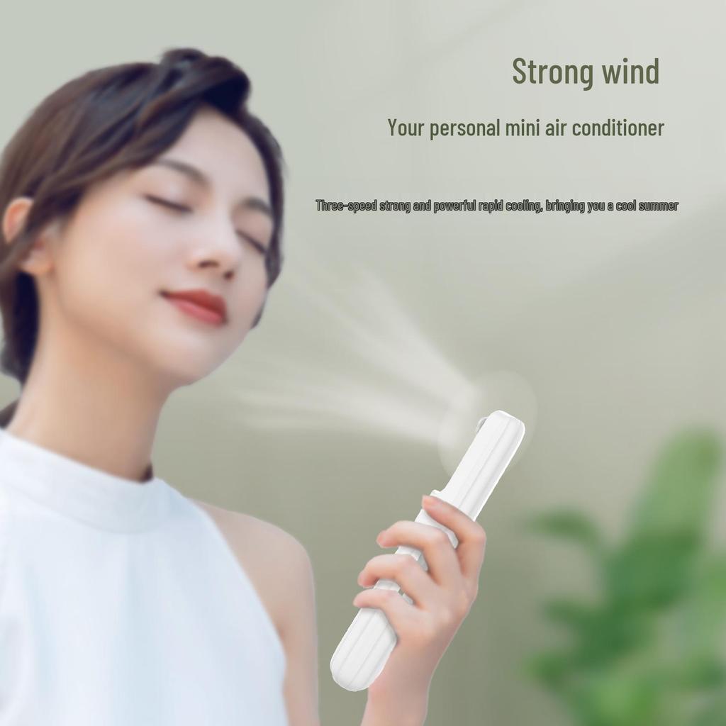 Portable Mini Handheld Folding Fan with USB Charging and Long Battery Life
