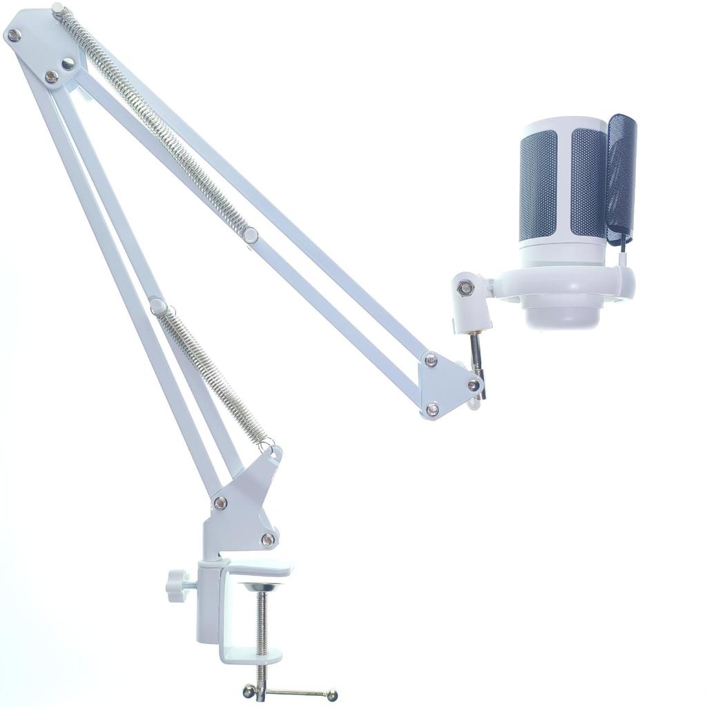 ME6S USB Condenser Microphone with Cantilever Bracket for Gaming, Live Recording, and Streaming.